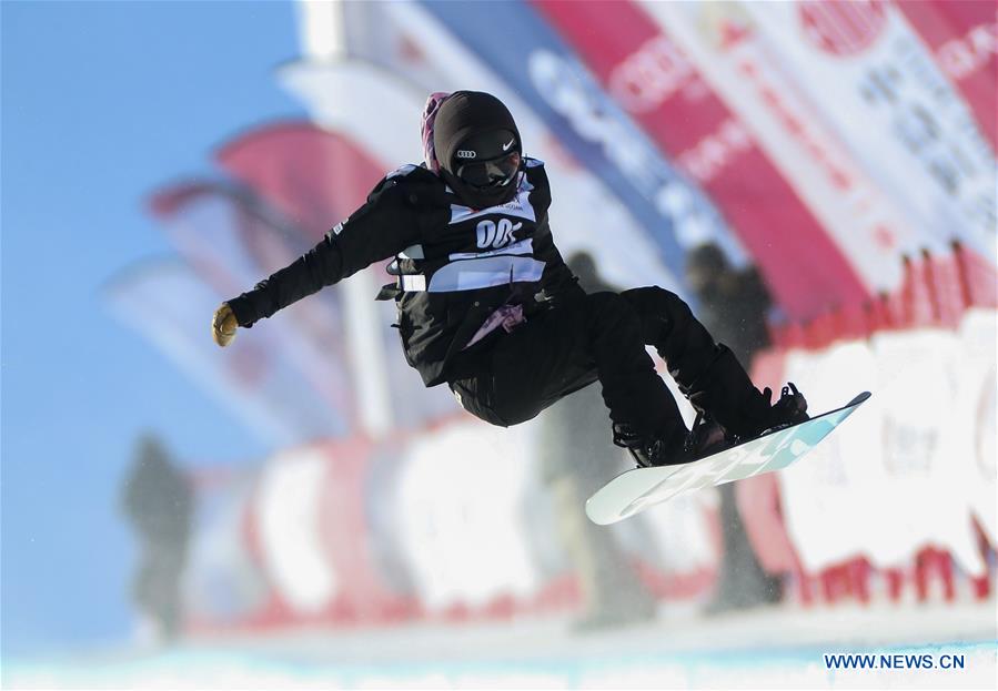 (SP)CHINA-HEBEI-CHONGLI-FIS SNOWBOARD WORLD CUP-HALFPIPE