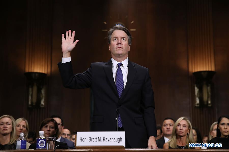 U.S.-2018 NEWS IN PICTURES FROM A TO Z-K FOR KAVANAUGH