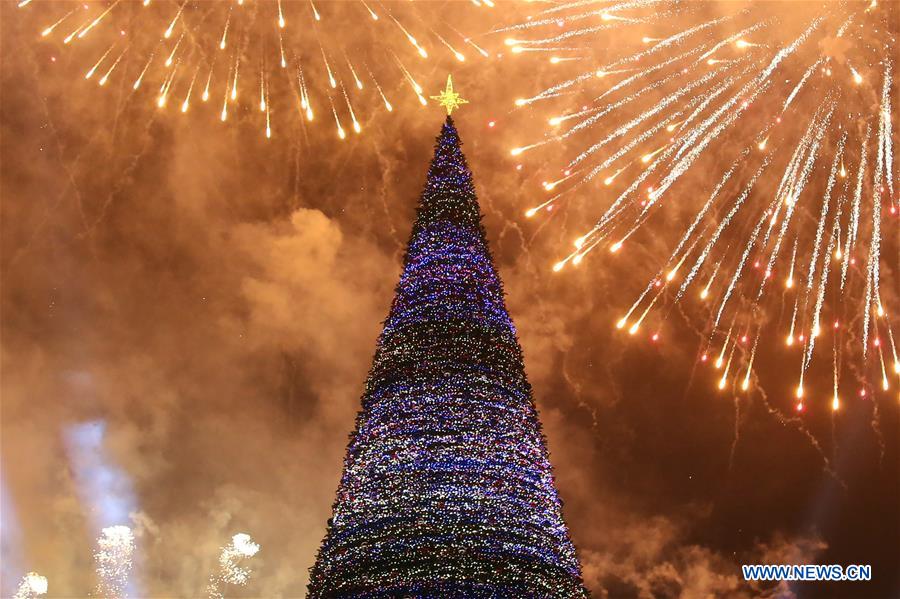 ARMENIA-YEREVAN-CHRISTMAS TREE-LIGHTING CEREMONY