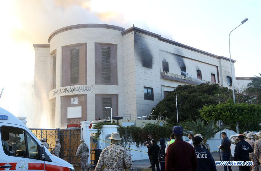 LIBYA-TRIPOLI-FOREIGN MINISTRY-ATTACK