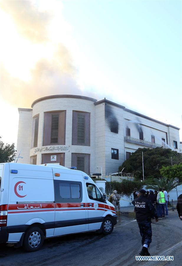 LIBYA-TRIPOLI-FOREIGN MINISTRY-ATTACK