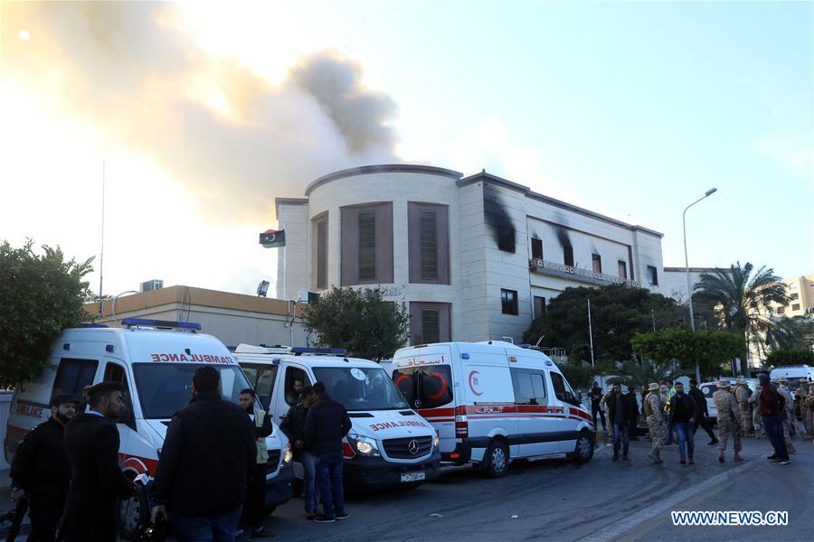 LIBYA-TRIPOLI-FOREIGN MINISTRY-ATTACK