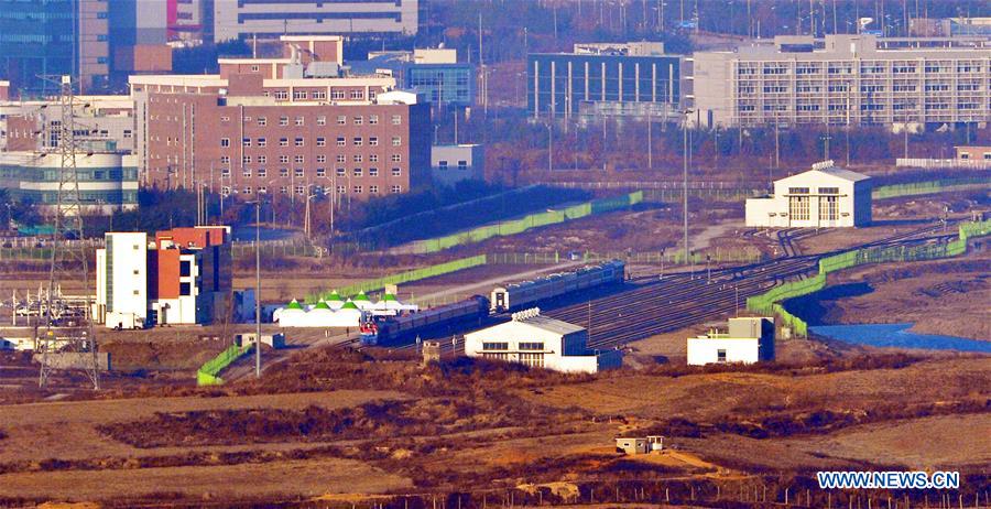 DPRK-KAESONG-RAIL-ROAD-CONNECTION-GROUNDBREAKING CEREMONY