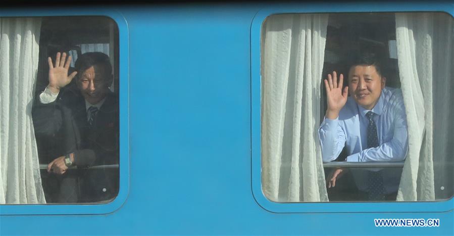 DPRK-KAESONG-RAIL-ROAD-CONNECTION-GROUNDBREAKING CEREMONY