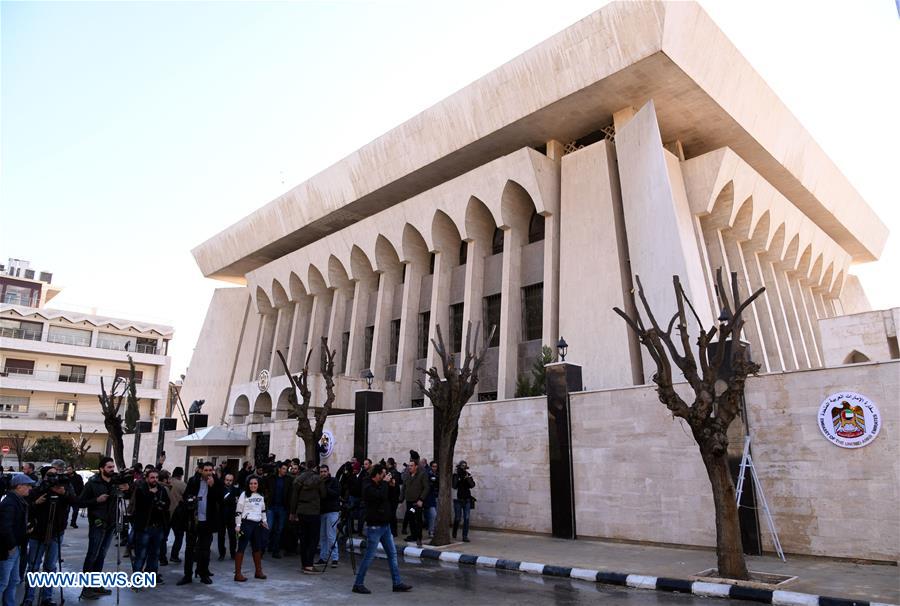 SYRIA-DAMASCUS-UAE-EMBASSY-REOPEN