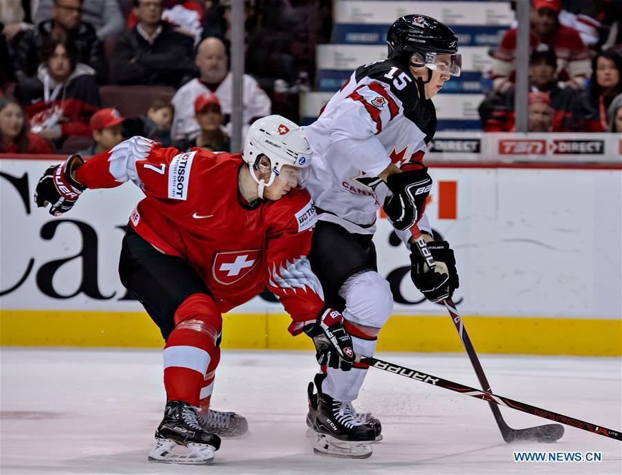 (SP)CANADA-VANCOUVER-INTERNATIONAL-ICE HOCKEY-CANADA VS SWITZERLAND