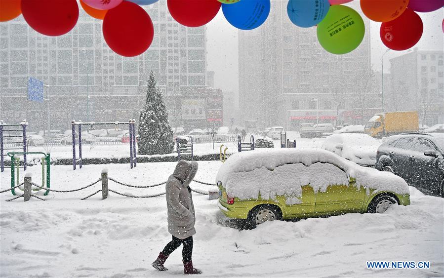 #CHINA-SHANDONG-SNOWFALL(CN)