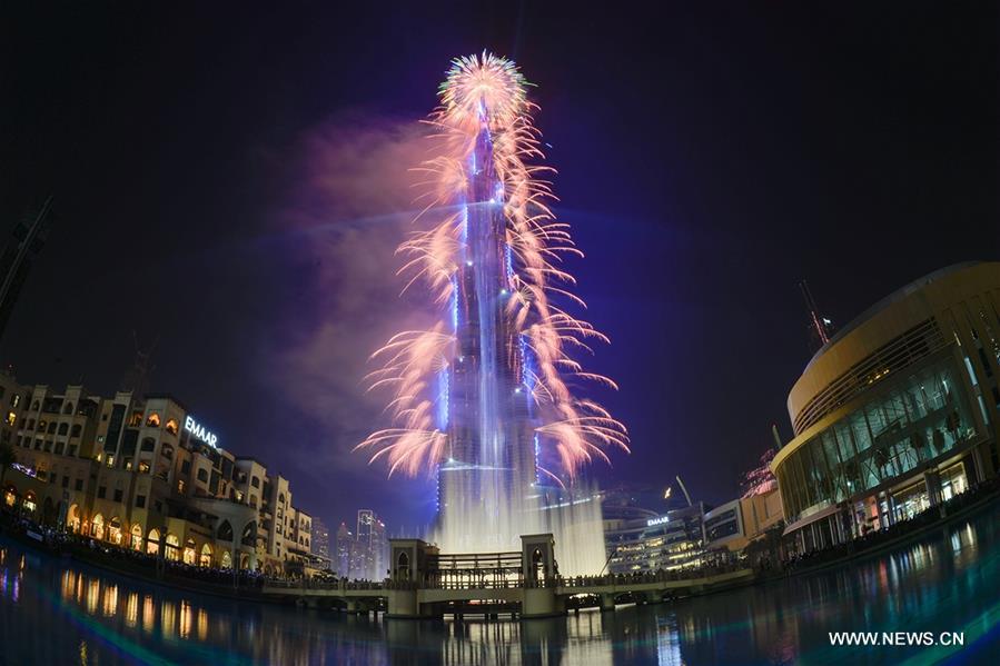 UAE-DUBAI-BURJ KHALIFA-NEW YEAR CELEBRATION