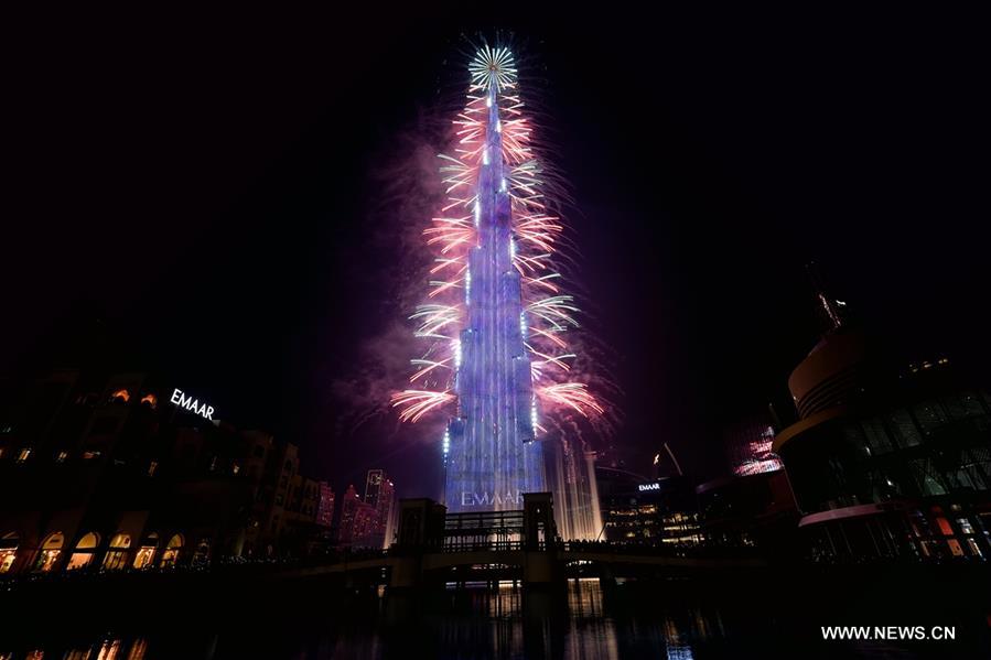 UAE-DUBAI-BURJ KHALIFA-NEW YEAR CELEBRATION
