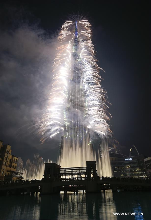 UAE-DUBAI-BURJ KHALIFA-NEW YEAR CELEBRATION
