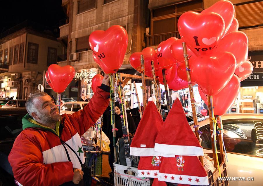 SYRIA-DAMASCUS-NEW YEAR CELEBRATION