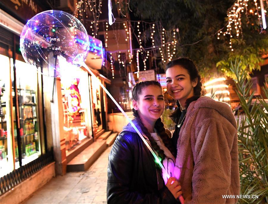 SYRIA-DAMASCUS-NEW YEAR CELEBRATION