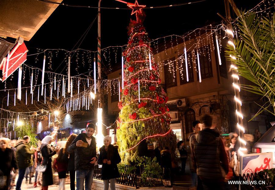 SYRIA-DAMASCUS-NEW YEAR CELEBRATION