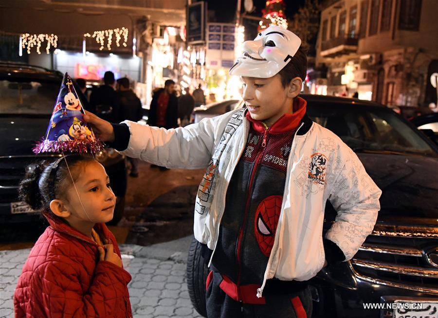 SYRIA-DAMASCUS-NEW YEAR CELEBRATION