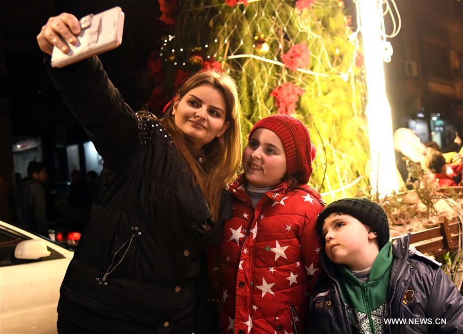 SYRIA-DAMASCUS-NEW YEAR CELEBRATION