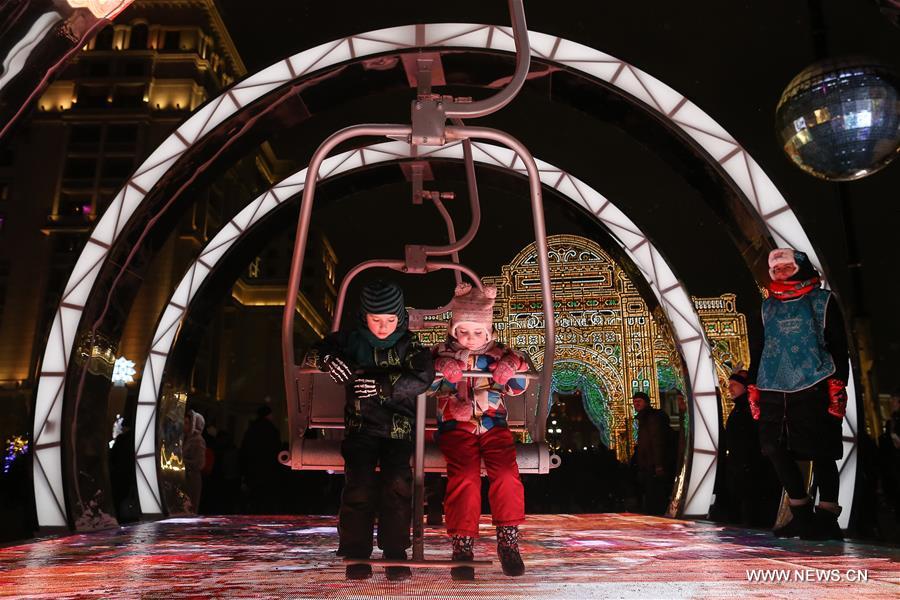 RUSSIA-MOSCOW-NEW YEAR-CELEBRATION