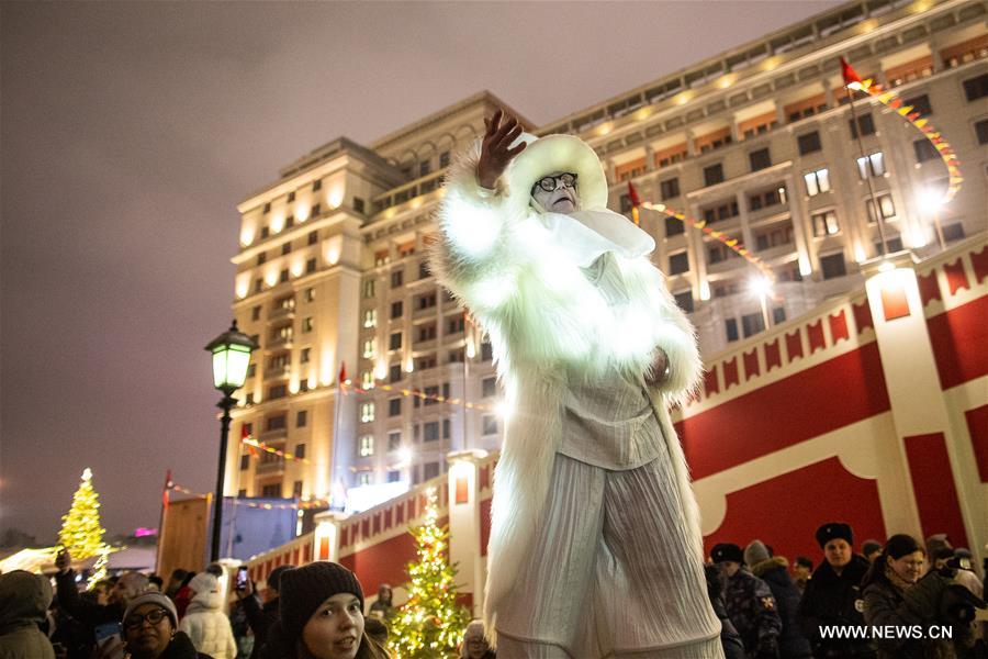 RUSSIA-MOSCOW-NEW YEAR-CELEBRATION
