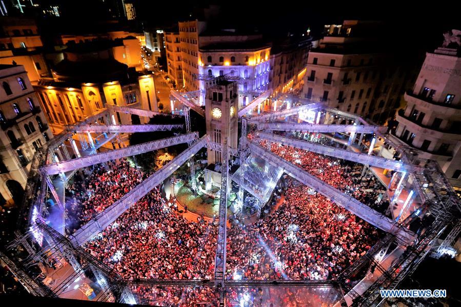 LEBANON-BEIRUT-NEW YEAR-CELEBRATION