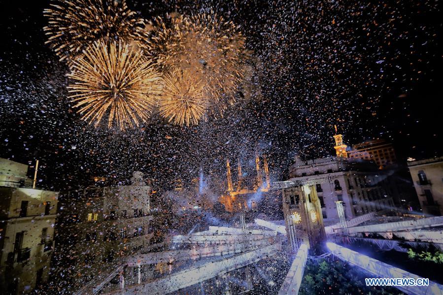 LEBANON-BEIRUT-NEW YEAR-CELEBRATION
