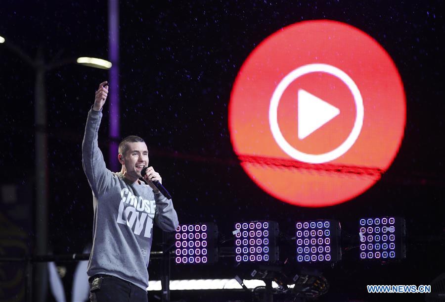 U.S.-NEW YORK-TIMES SQUARE-NEW YEAR CELEBRATION