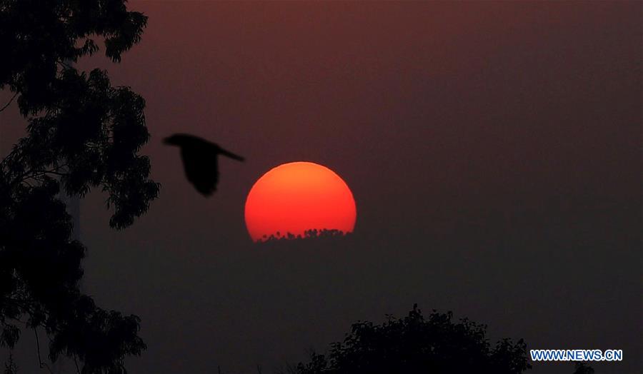 NEPAL-KATHMANDU-NEW YEAR-SUNRISE