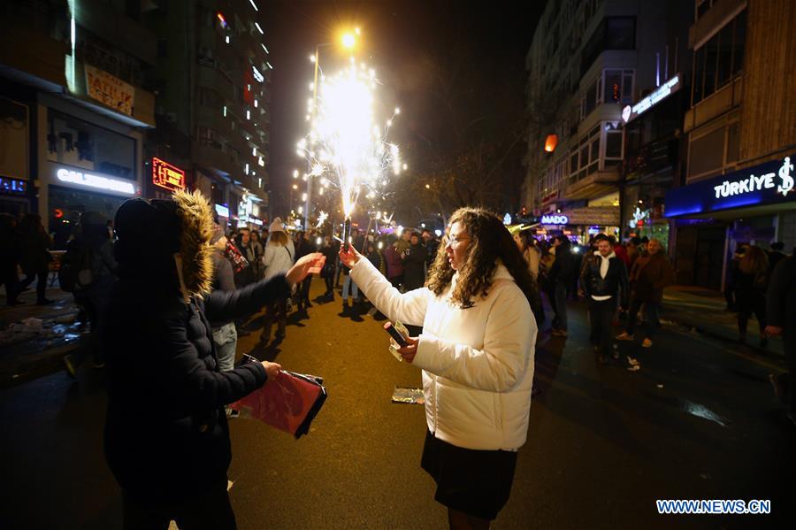 TURKEY-ANKARA-NEW YEAR-CELEBRATION