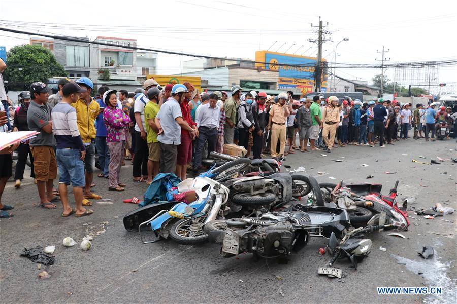 VIETNAM-LONG AN-TRAFFIC ACCIDENT-CASUALTIES
