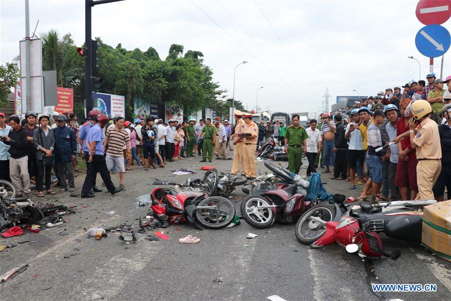VIETNAM-LONG AN-TRAFFIC ACCIDENT-CASUALTIES