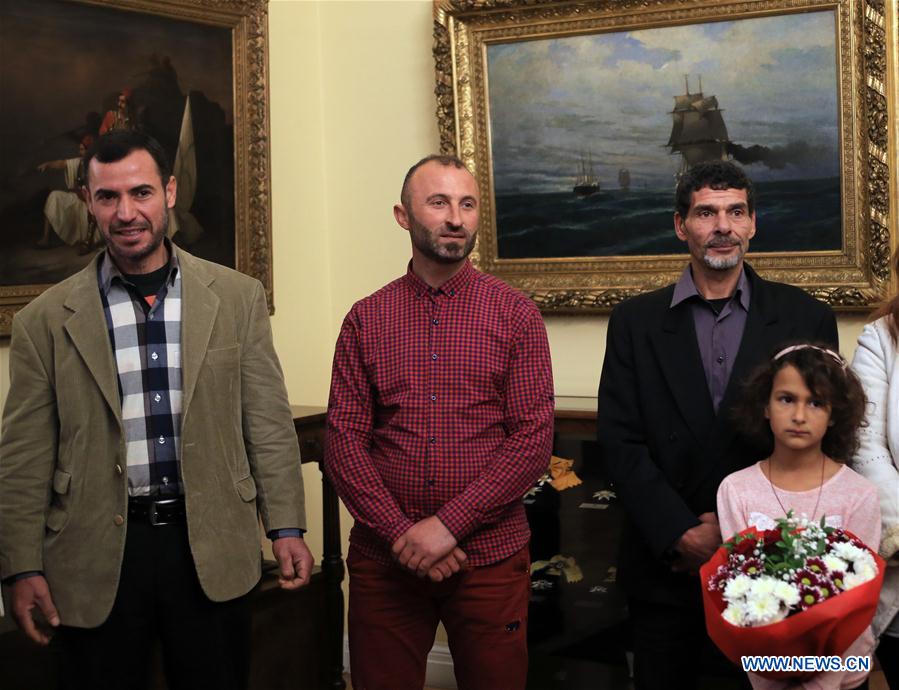 GREECE-ATHENS-WILDFIRE-3 MIGRANT FISHERMEN-CITIZENSHIP-GRANT