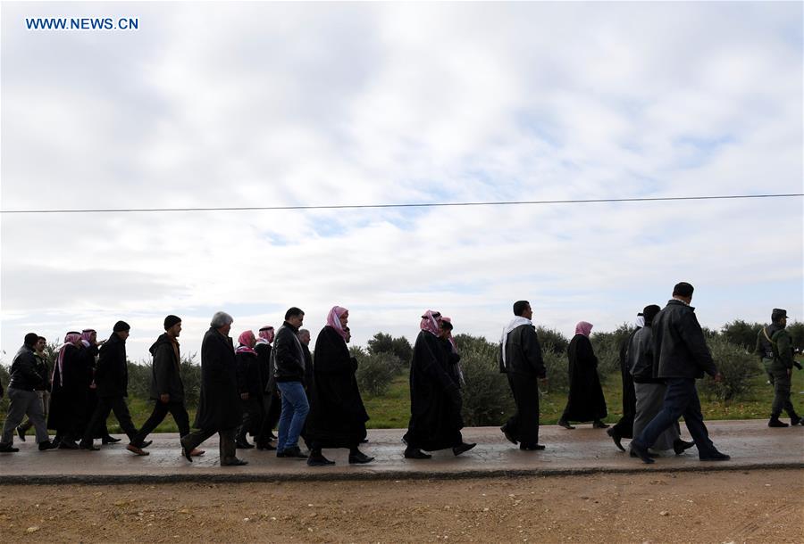SYRIA-MANBIJ-CIVILIANS-RETURN