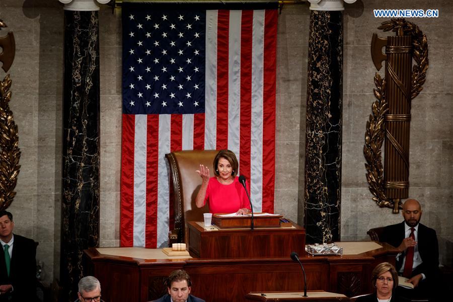 U.S.-WASHINGTON D.C.-HOUSE SPEAKER-NANCY PELOSI