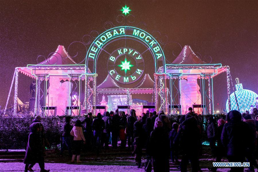 RUSSIA-MOSCOW-ICE FESTIVAL