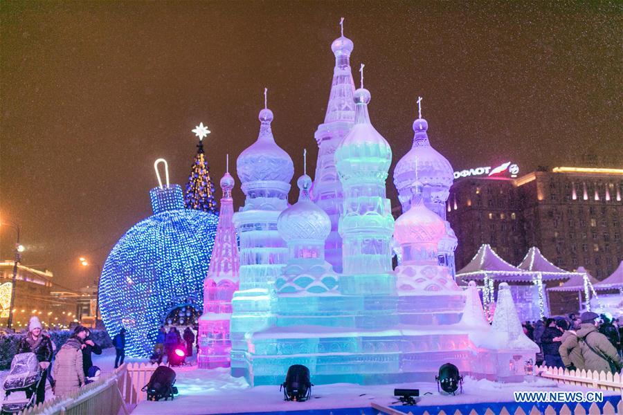 RUSSIA-MOSCOW-ICE FESTIVAL