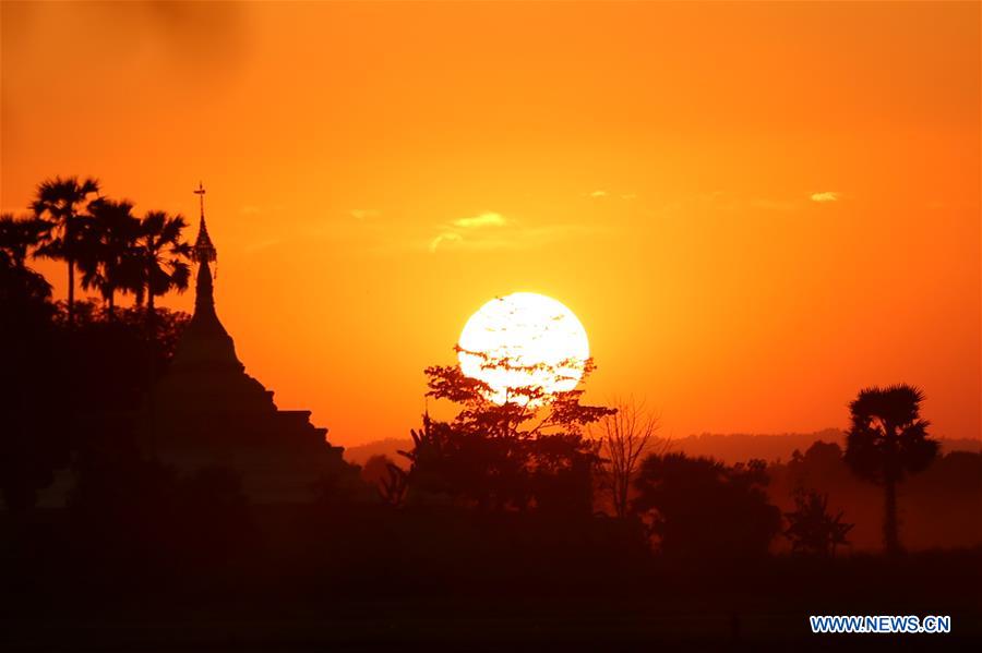 MYANMAR-NAY PYI TAW-SUNSET