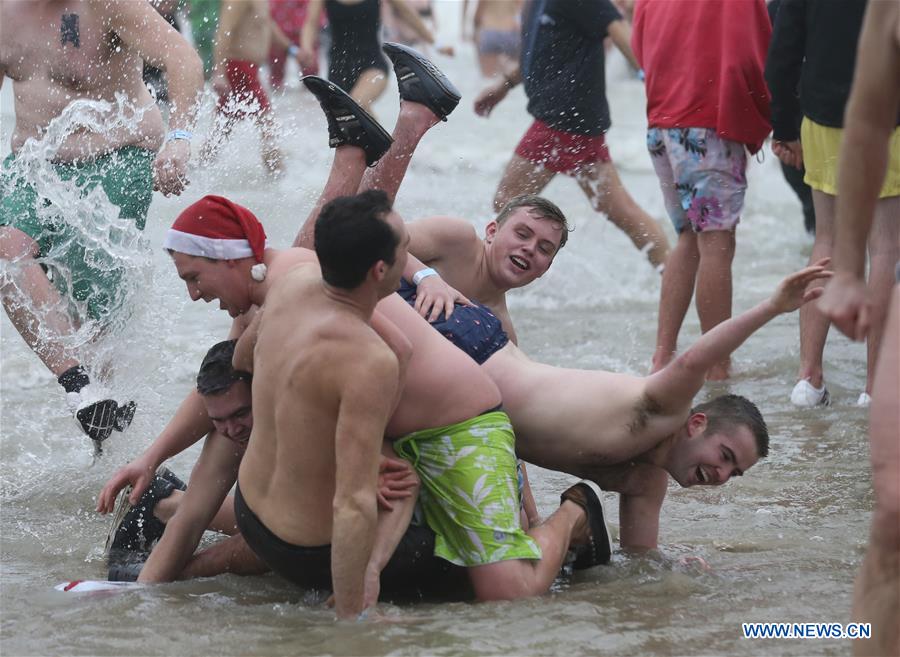 BELGIUM-OSTEND-NEW YEAR'S DIVE