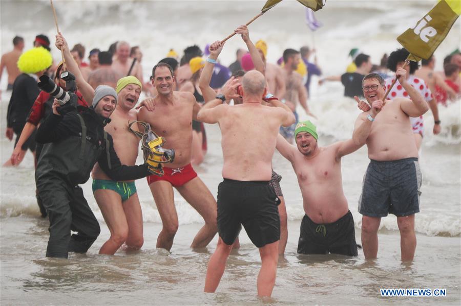 BELGIUM-OSTEND-NEW YEAR'S DIVE