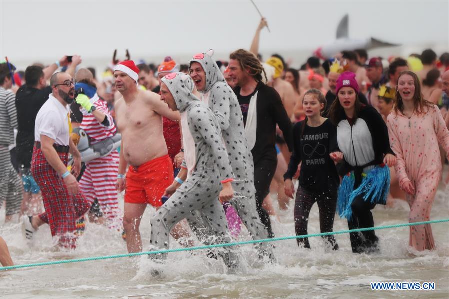 BELGIUM-OSTEND-NEW YEAR'S DIVE