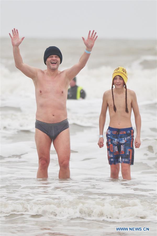 BELGIUM-OSTEND-NEW YEAR'S DIVE