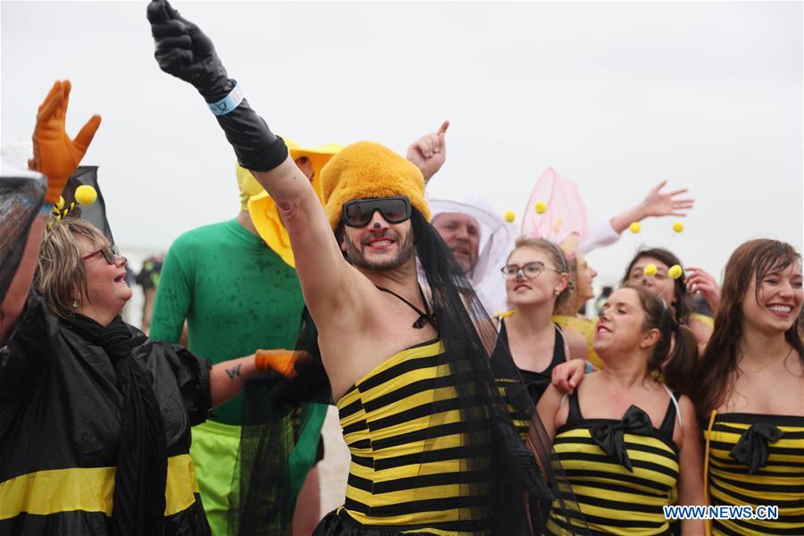 BELGIUM-OSTEND-NEW YEAR'S DIVE