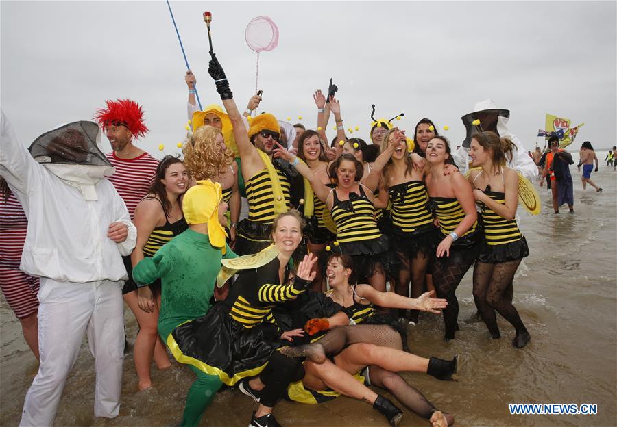 BELGIUM-OSTEND-NEW YEAR'S DIVE