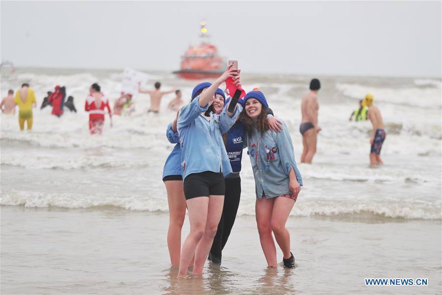 BELGIUM-OSTEND-NEW YEAR'S DIVE