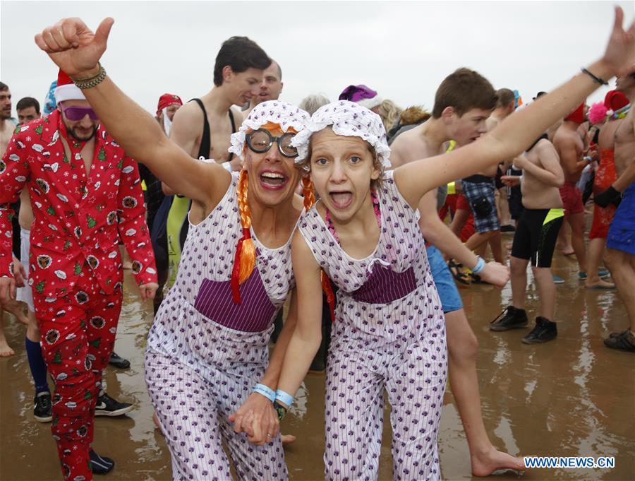 BELGIUM-OSTEND-NEW YEAR'S DIVE