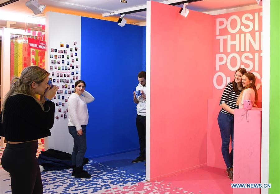 GERMANY-COLOGNE-MUSEUM-SELFIE