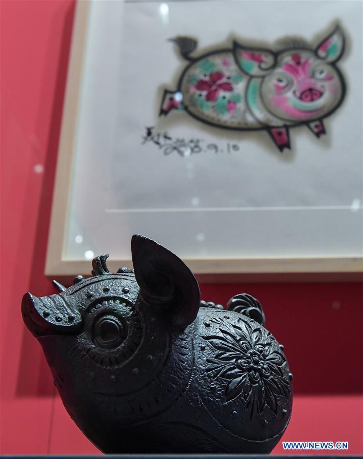 (InPalaceMuseum) CHINA-BEIJING-PALACE MUSEUM-HAN MEILIN CHINESE ZODIAC ART EXHIBITION-OPEN (CN)