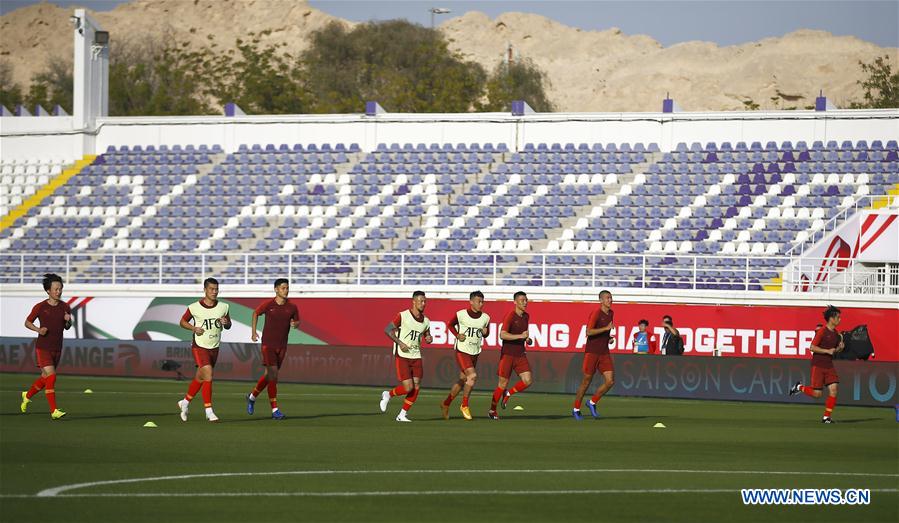 (SP)UAE-AL AIN-SOCCER-AFC ASIAN CUP 2019-CHN-TRAINING SESSION