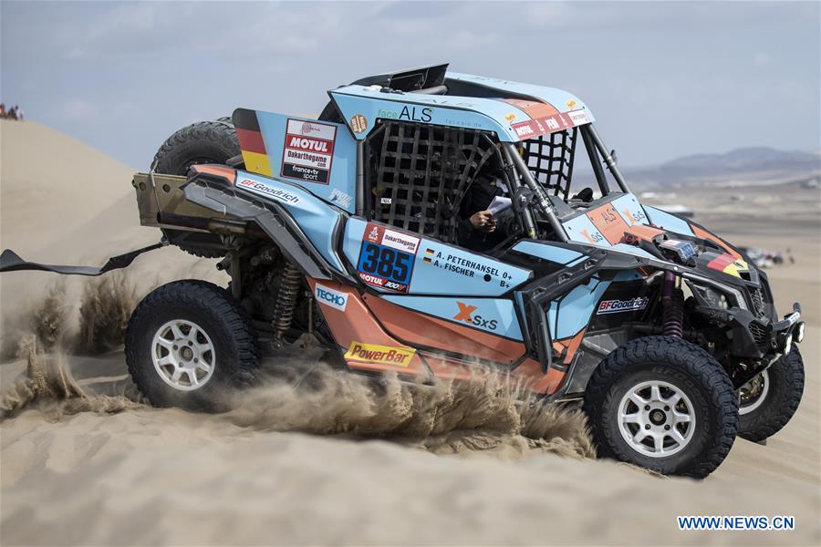 (SP)PERU-PISCO-DAKAR RALLY-STAGE 1