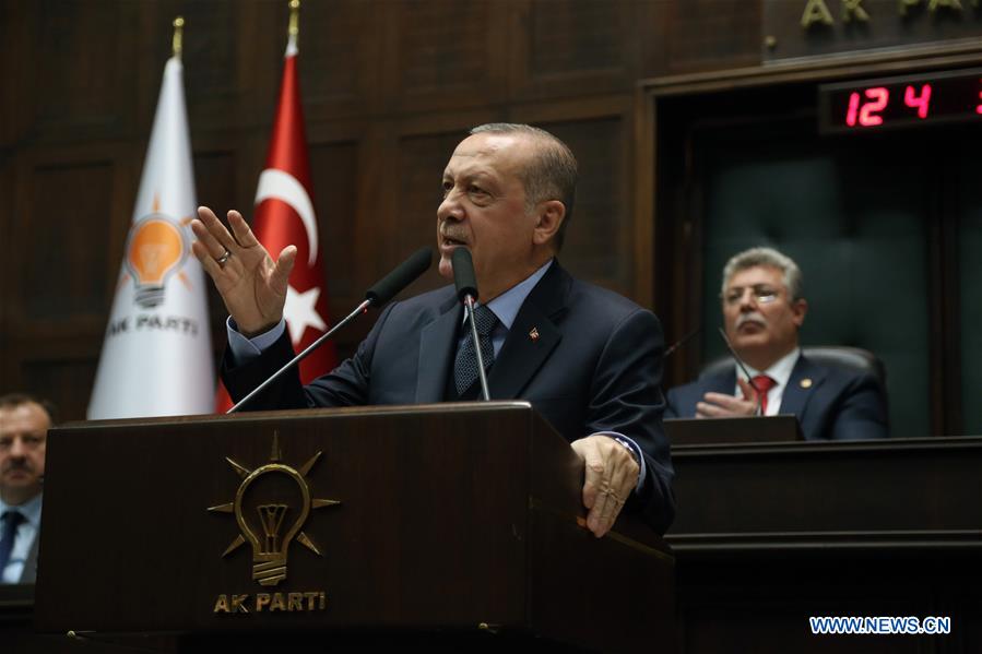 TURKEY-ANKARA-ERDOGAN-SPEECH