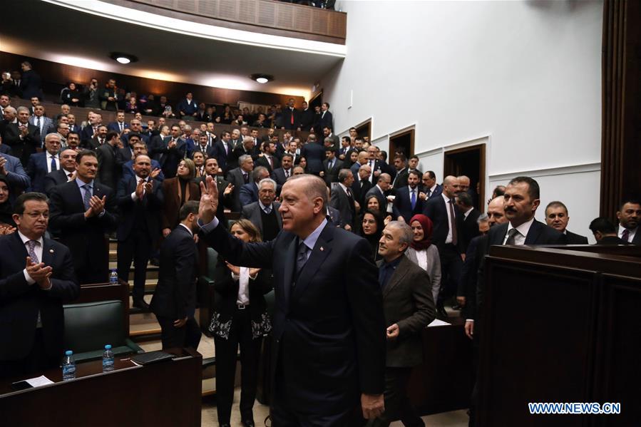 TURKEY-ANKARA-ERDOGAN-SPEECH