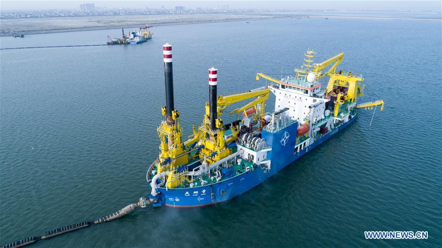CHINA-LARGE DREDGING VESSEL-TIAN KUN HAO-SEA TRIAL-COMPLETION (CN)