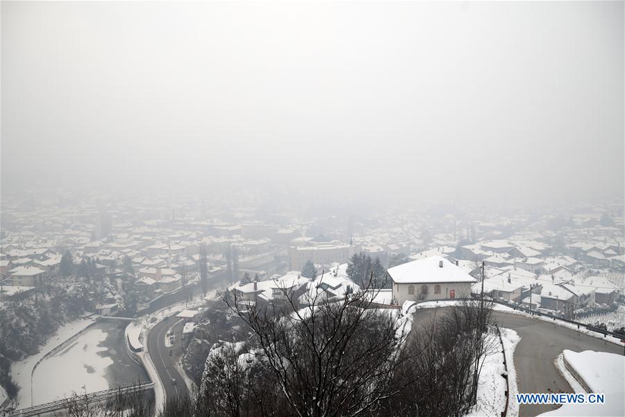 BOSNIA AND HERZEGOVINA-SARAJEVO-HEAVY AIR POLLUTION